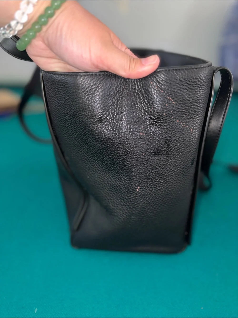 Michael Kors Whitney Black Leather Tote Bag